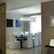Designers Fountain Linares 60 Watt 4 Light Aged Platinum Linear Pendant with Crystal Prisms Shade 87438-AP - alternate 2